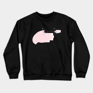 Thumb Trick - Dark Crewneck Sweatshirt